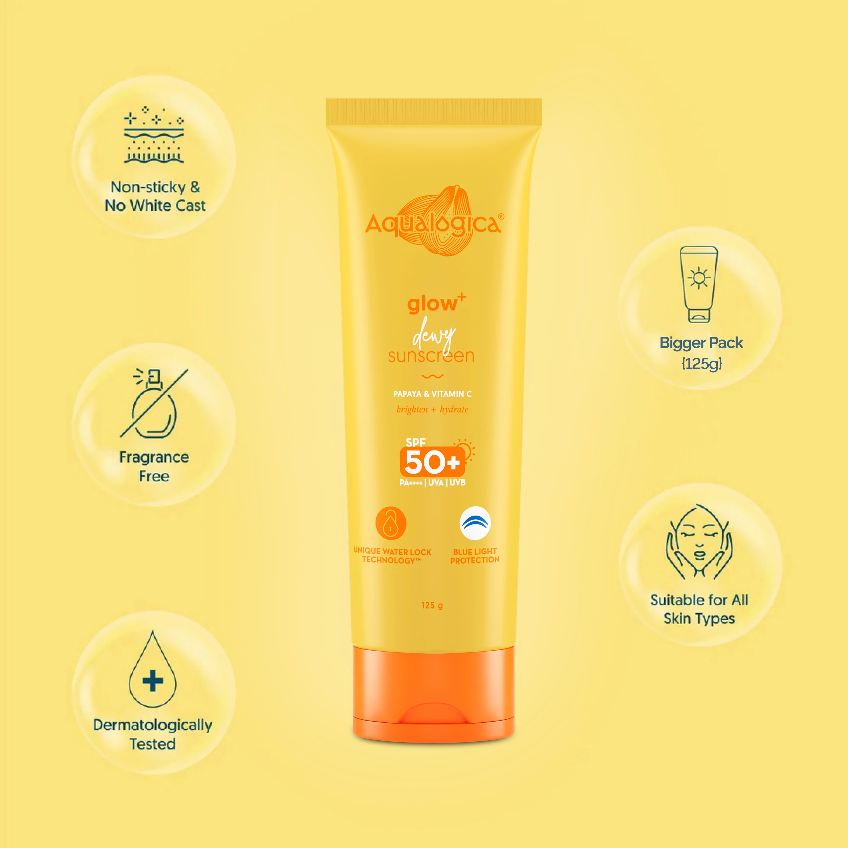 FREEBIE - Glow+ Dewy Sunscreen 125g - Image 2