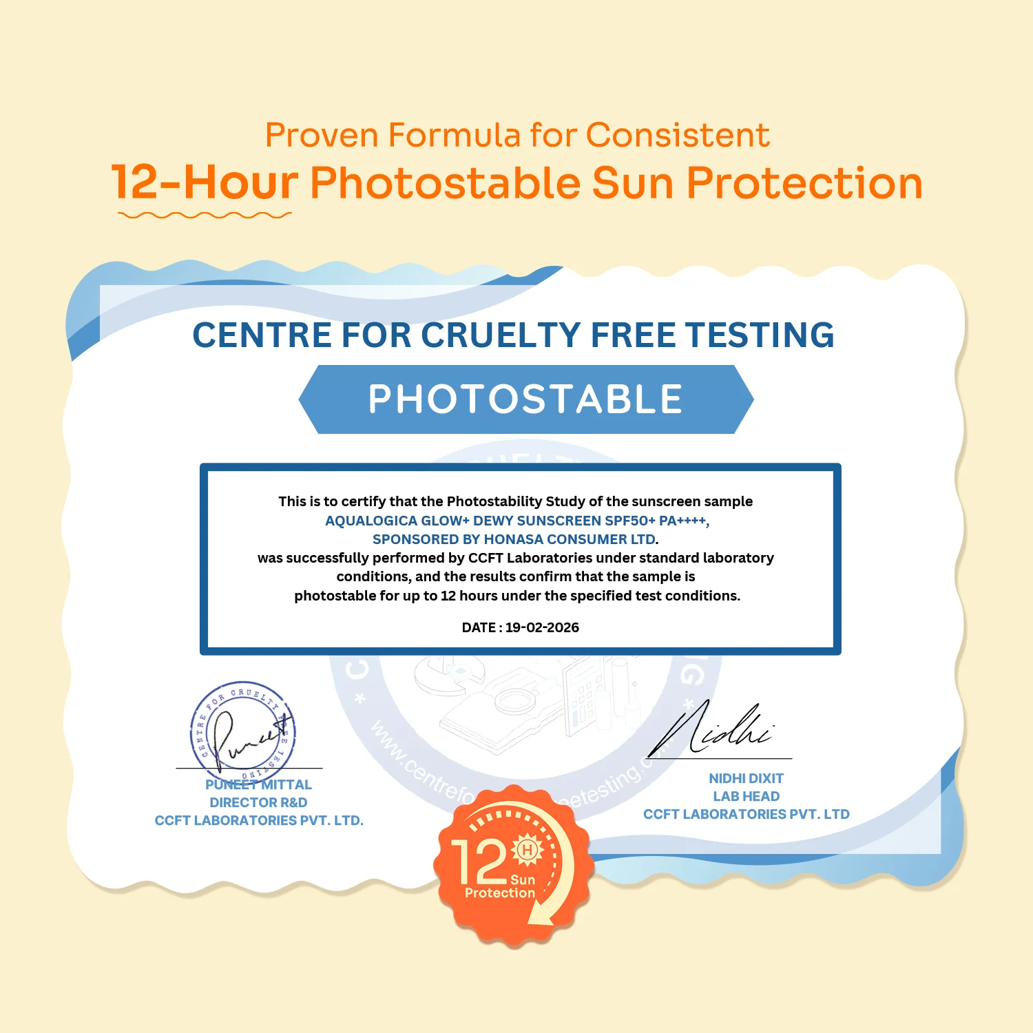 Glow+ Dewy Sunscreen Gel In-Vivo Tested SPF 50+ PA++++ with Papaya & Vitamin C - 50g - Image 4