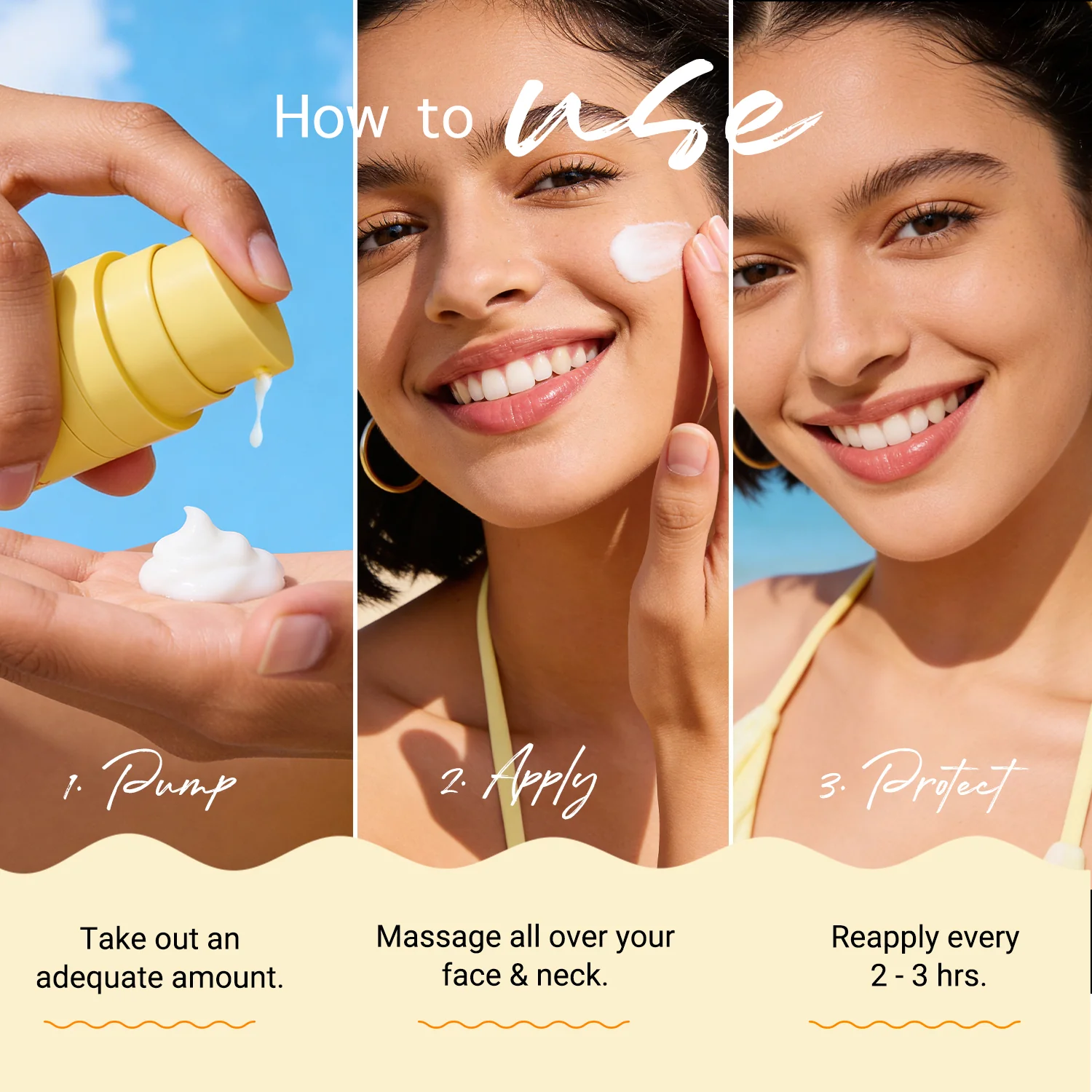 Glow+ Dewy Sunscreen Gel In-Vivo Tested SPF 50+ PA++++ with Papaya & Vitamin C - 50g (Pack of 2) - Image 5
