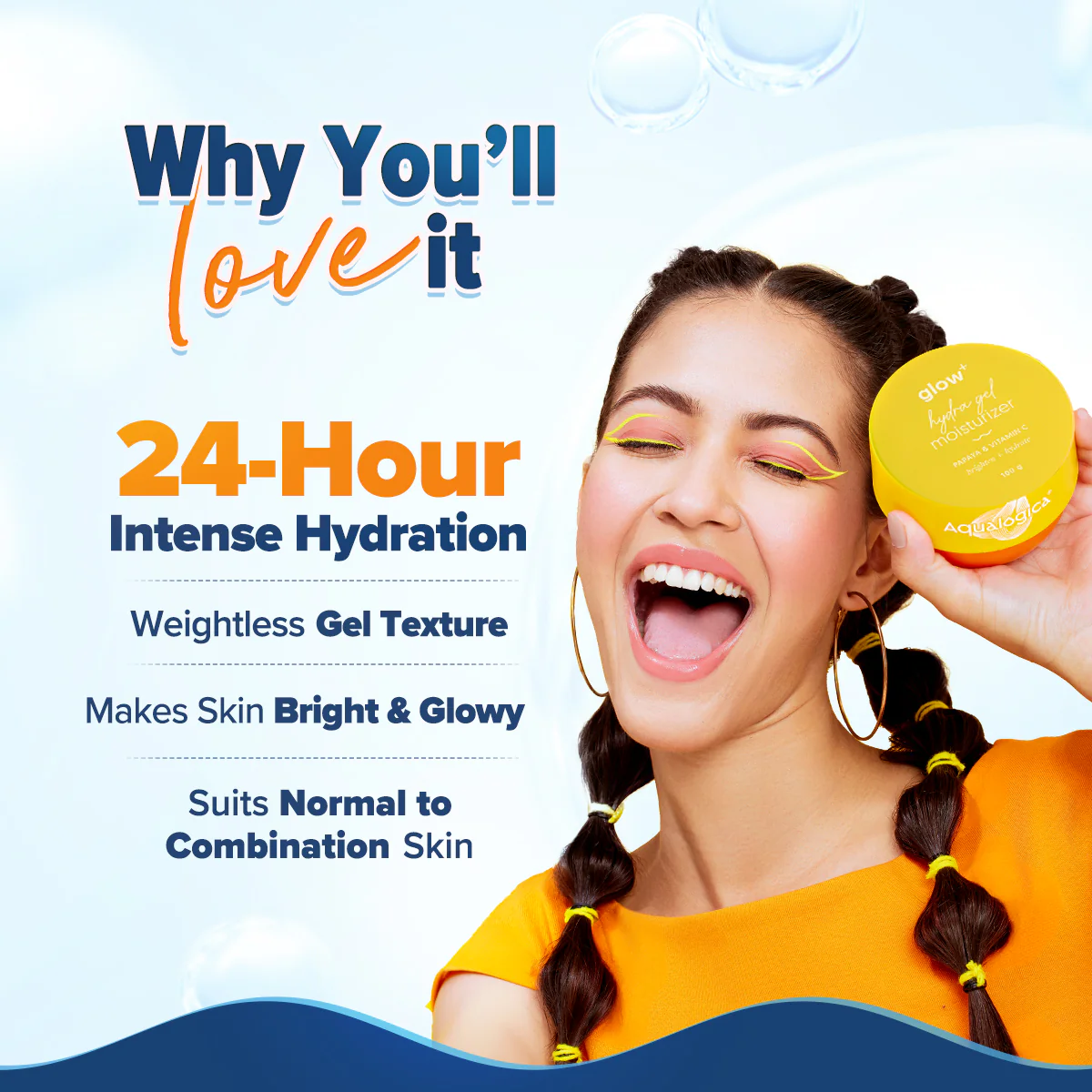 Glow+ Hydra Gel Moisturizer with Vitamin C & Papaya - 100 g - Image 5