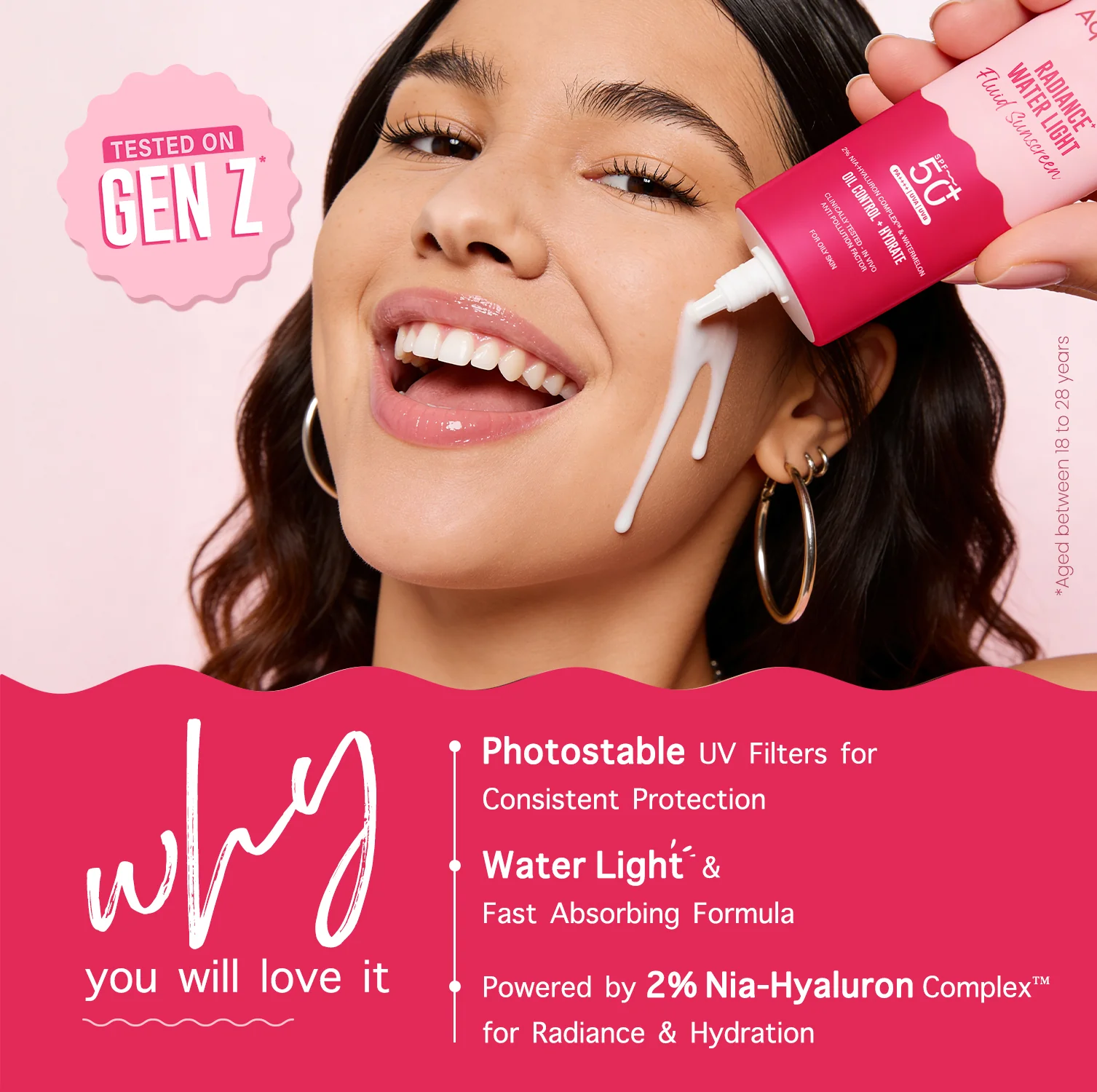 Radiance+ Oil Control Fluid Sunscreen for Oily Skin - 50g - Image 3