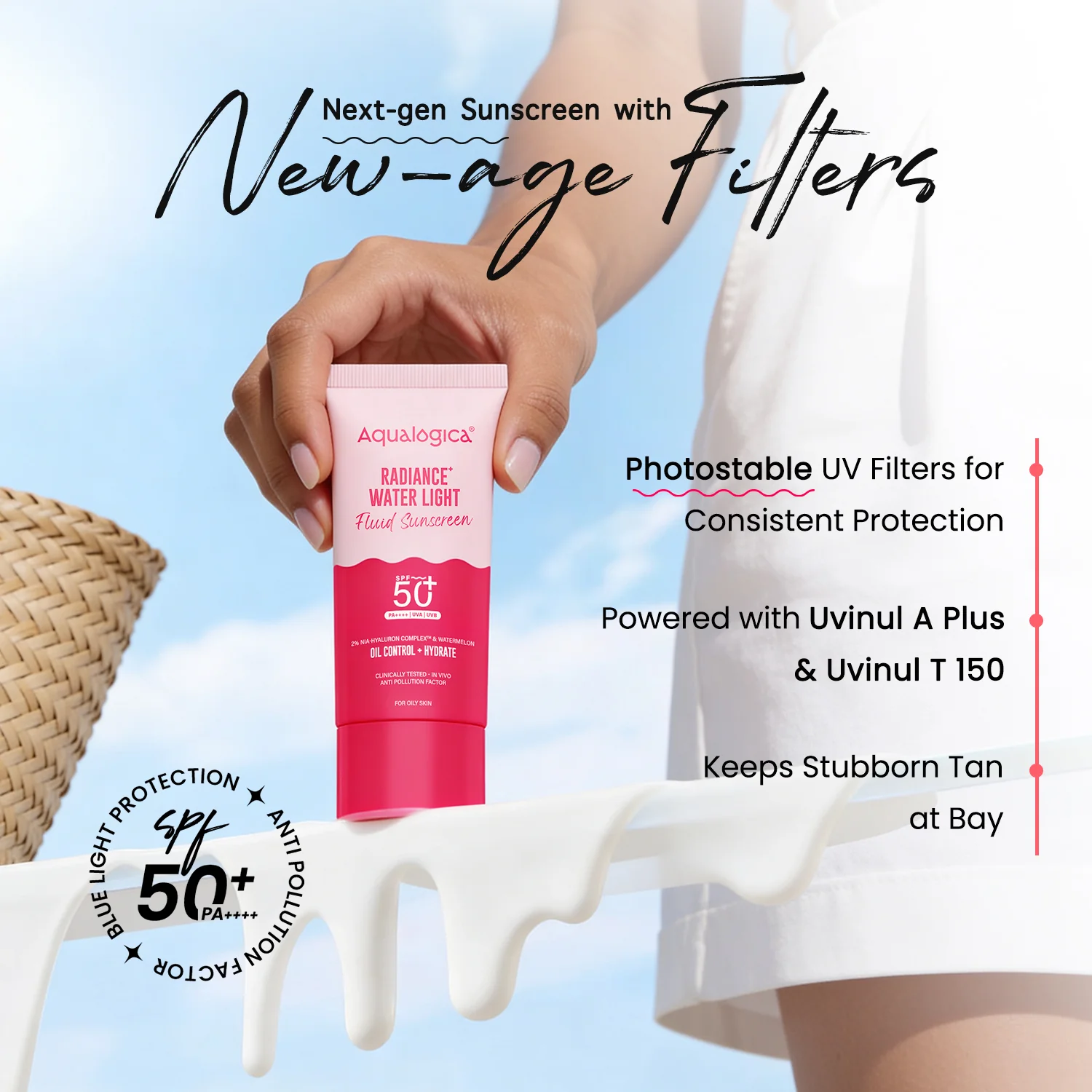 Radiance+ Oil Control Fluid Sunscreen for Oily Skin - 50g - Image 5