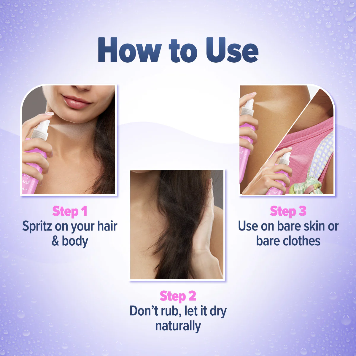 Refresh+ Sweet Vanilla & Sensual Strawberry Body Mist Duo - Image 5